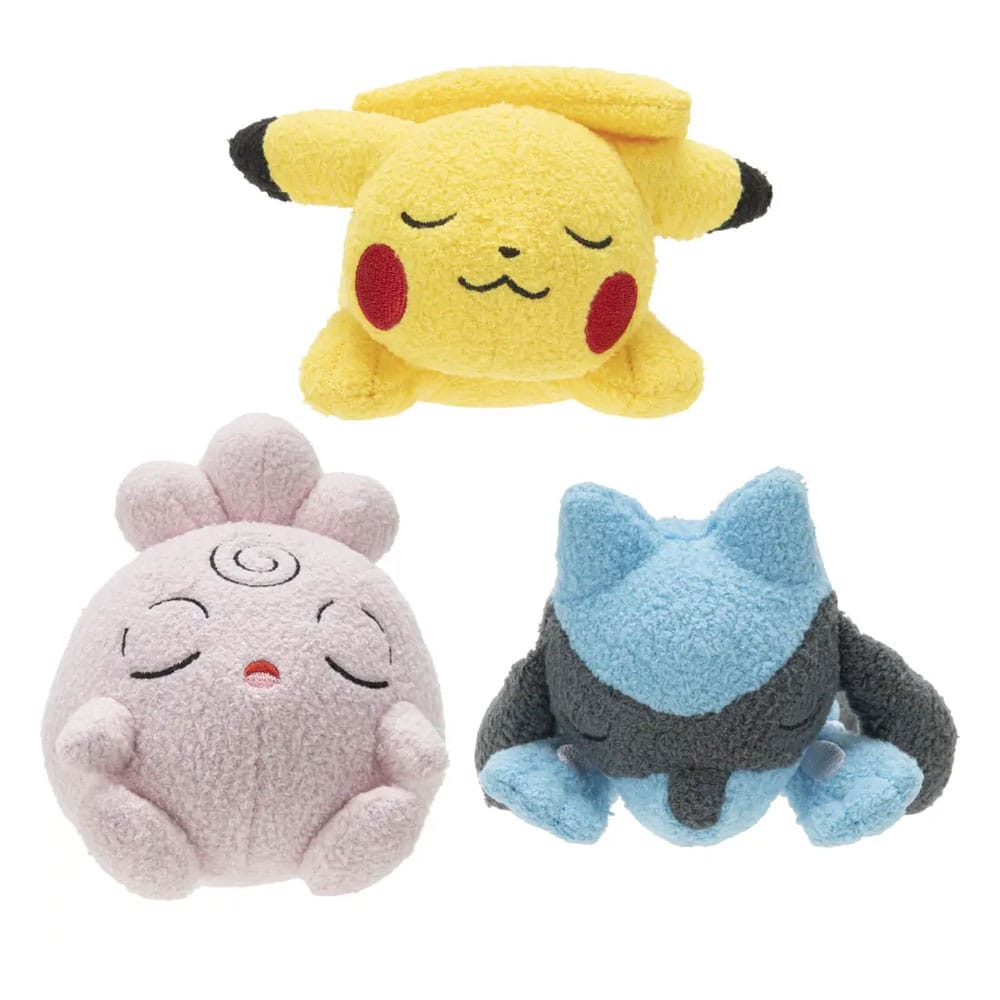 Pokémon Sleeping Plüss Figura Verzió 7 12 cm Válogatás (9)