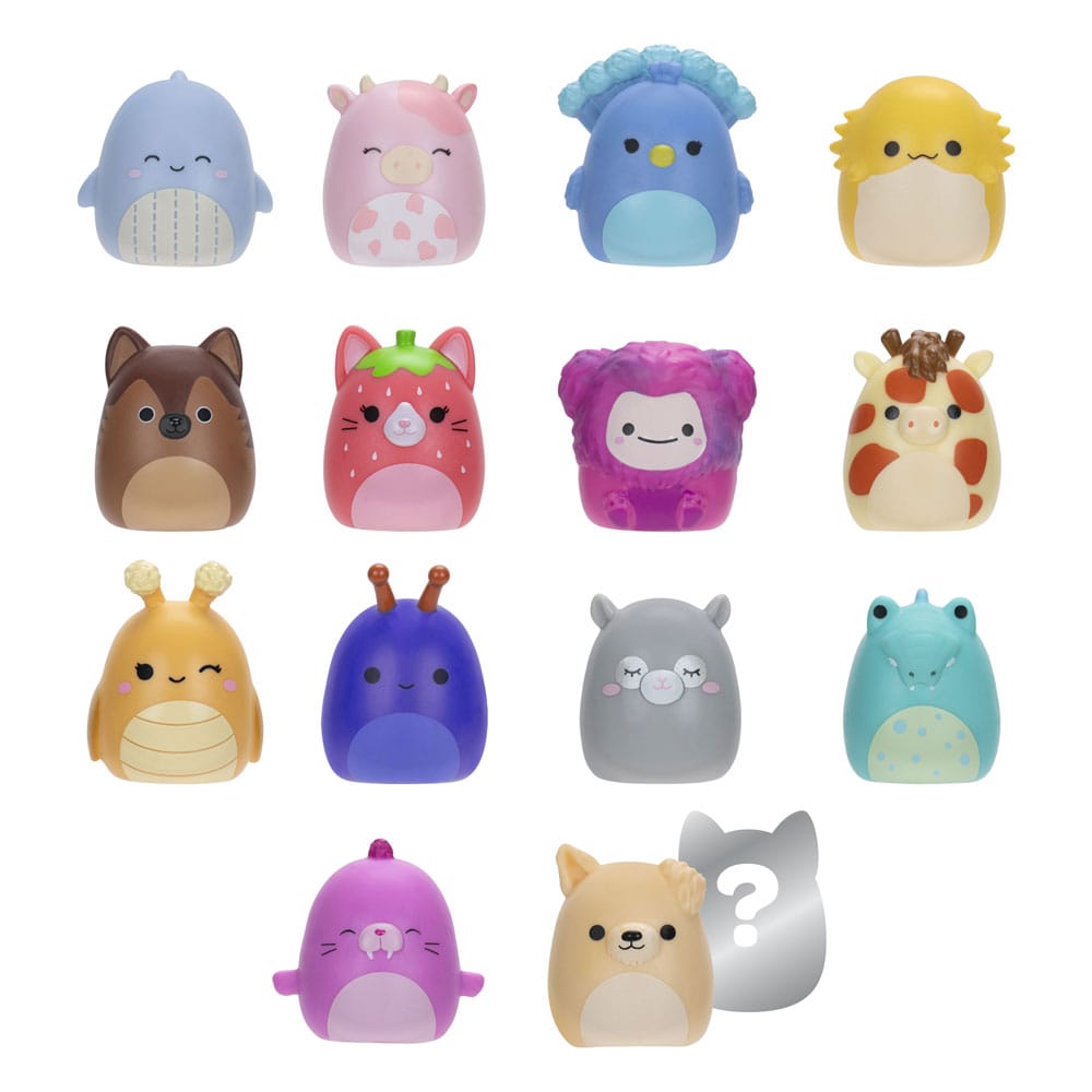 Squishmallows Squish-a-longs minifigures Csomag of 14 Series 2 Style 2 2,5 cm