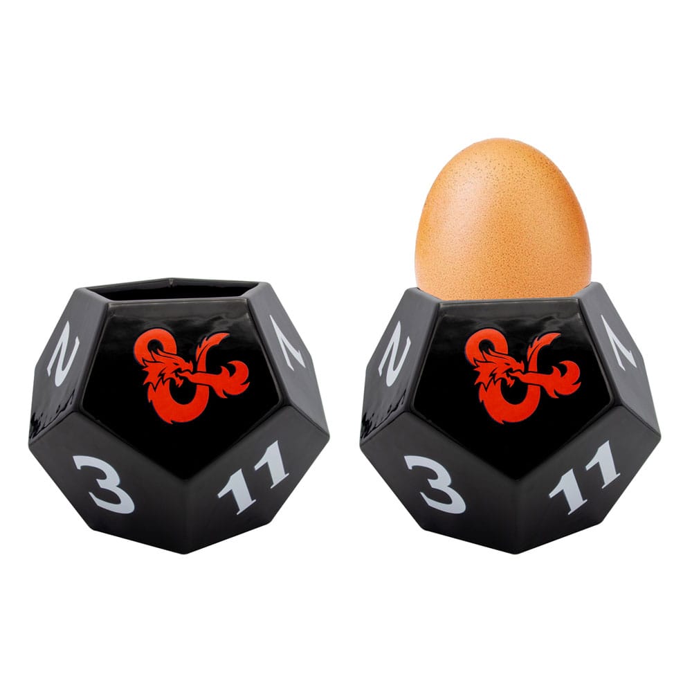 Dungeons & Dragons 3D Eggcup wit Salt Shaker Dobókocka