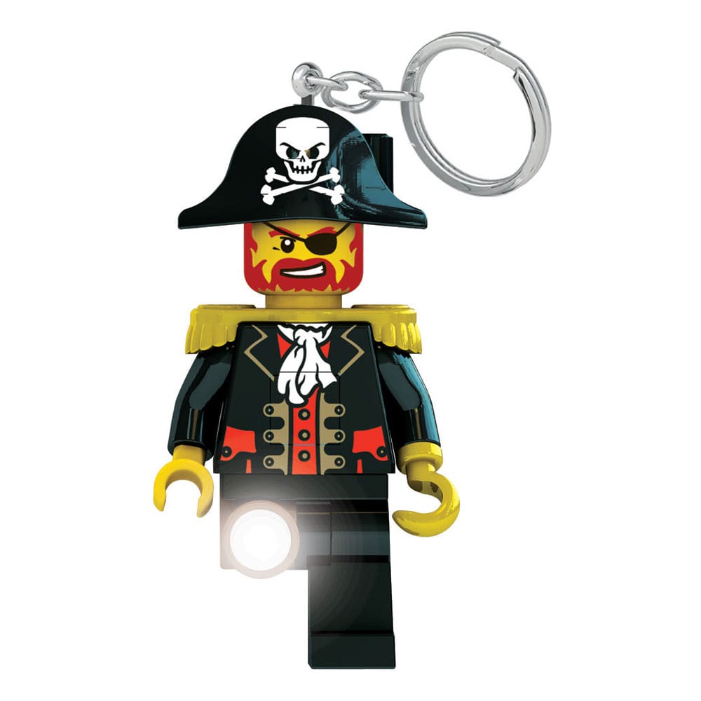 LEGO Iconic Lámpa-Up Kulcstartó Captain Brickbeard 8 cm
