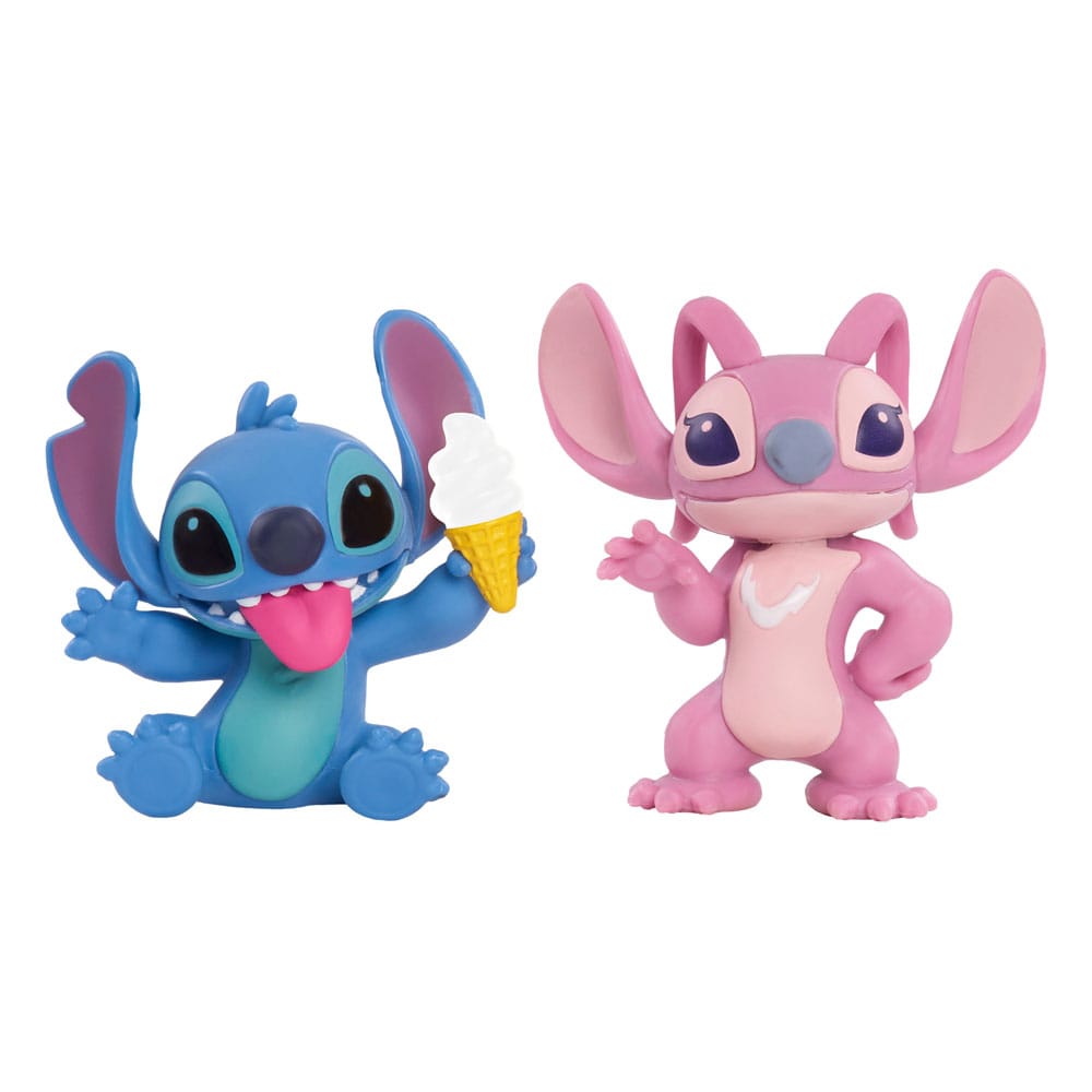 Lilo & Stitch Mini Figura 2-Csomag Angel & Stitch 7 cm