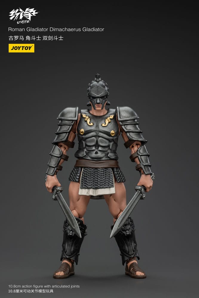 Strife Akciófigura 1/18 Roman Gladiator Dimachaerus Gladiator 11 cm