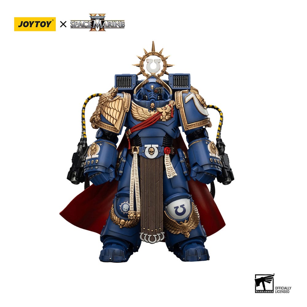 Warhammer 40k Akciófigura Ultramarines Marneus Calgar Chapter Master  MKX Gravis Armour and Gauntlets of Ultramar 20 cm