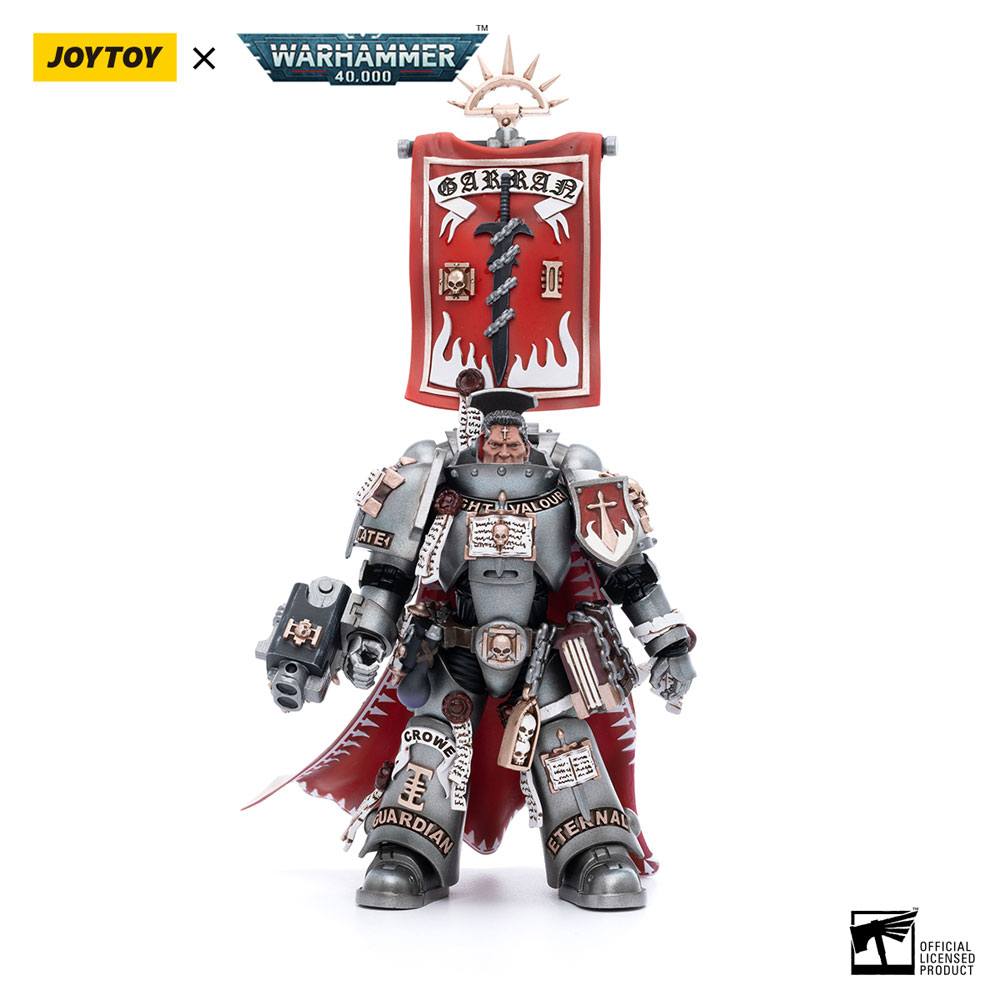 Warhammer 40k Akciófigura 1/18 Grey Knights Castellan Crowe 12 cm