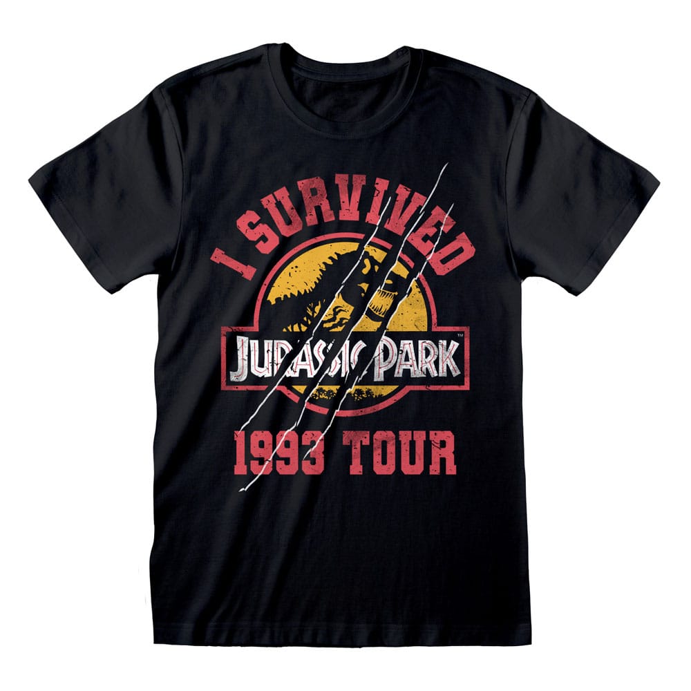 Jurassic Park Póló I Survived 1993 Size L