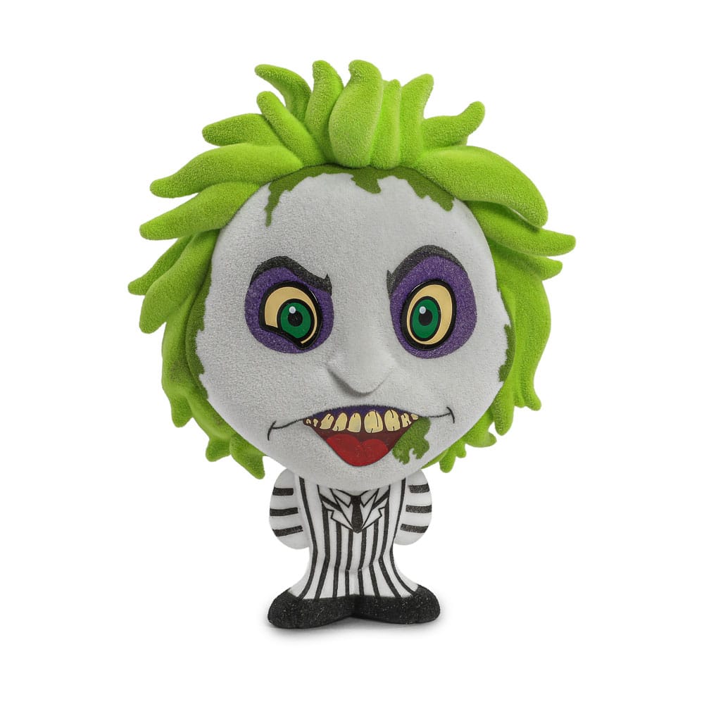 Beetlejuice Beetlejuice Bhunny Flocked Vinyl Figura Beetlejuice Striped Suit 10 cm