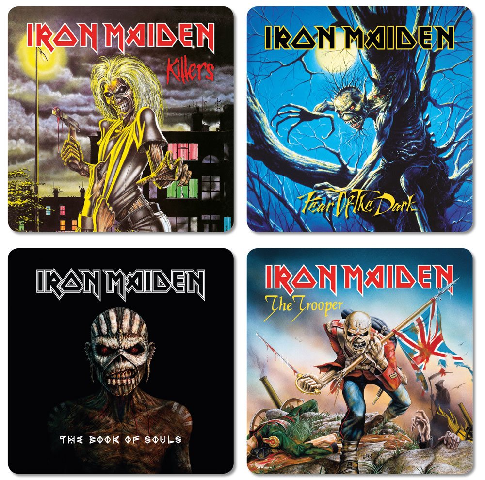 Iron Maiden Poháralátét Csomag (4)