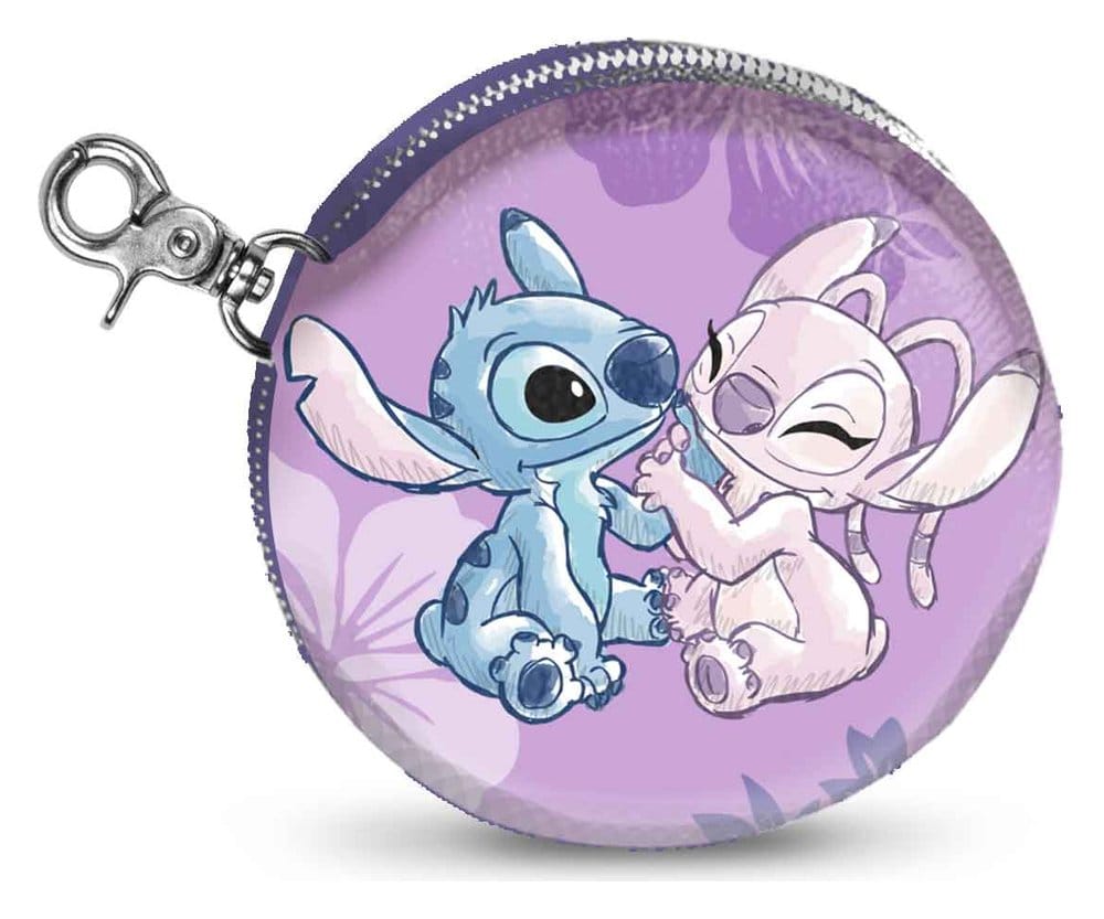 Lilo & Stitch Face-Cookie Pénztárca Stitch & Angel Pink