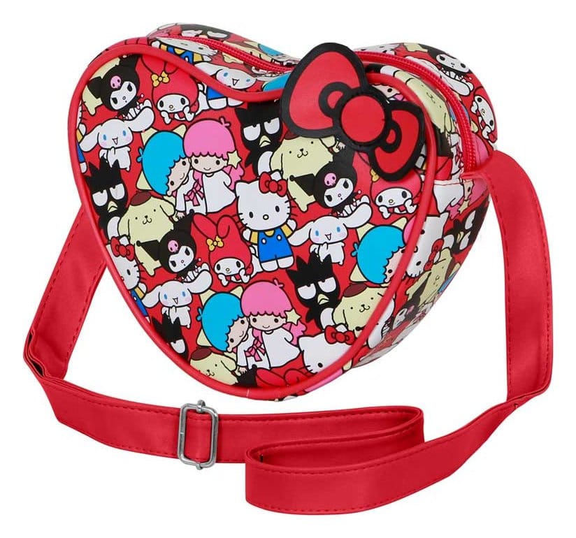 Sanrio Casual Heart Crossbody Táska Hello Kitty Friends Multicolour