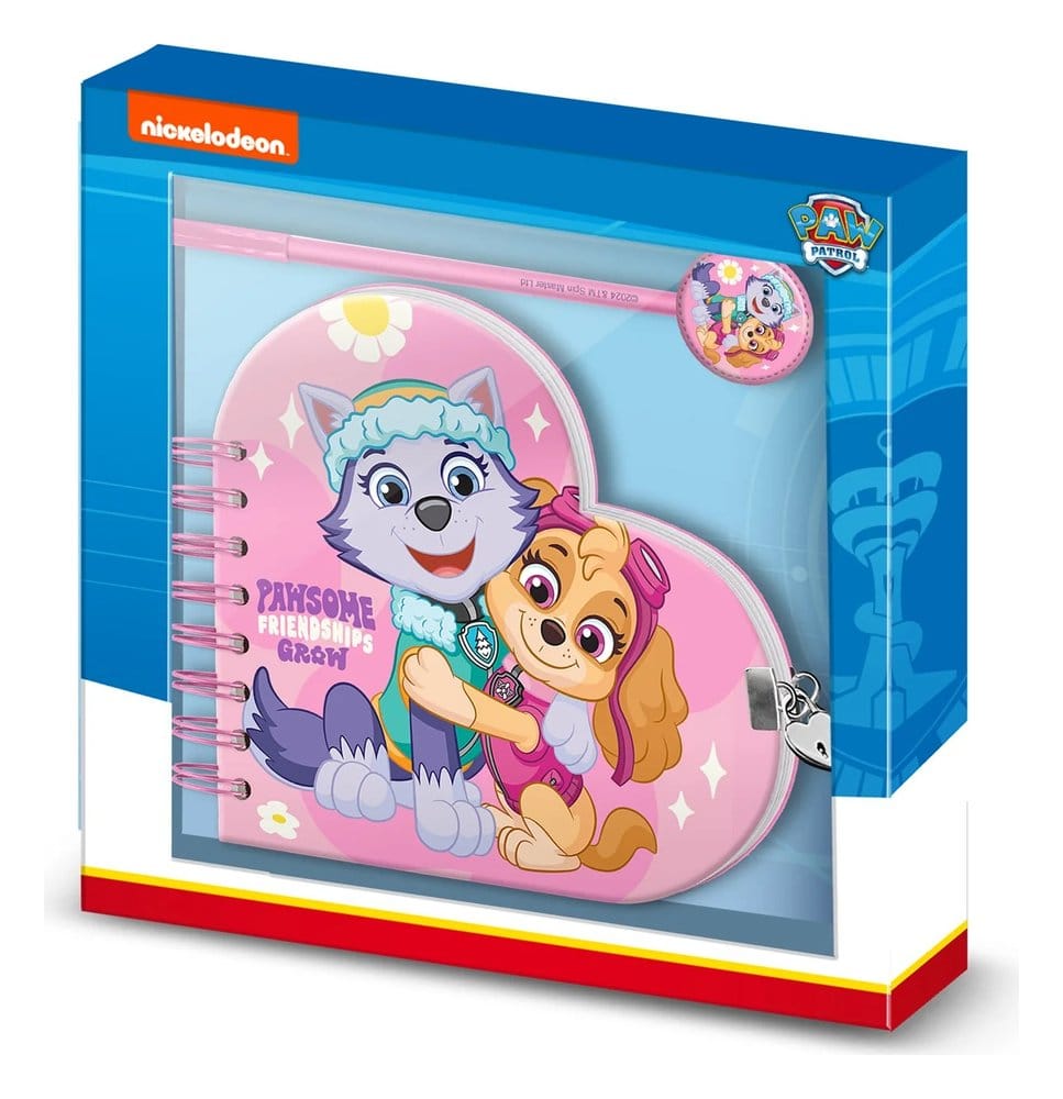 PAW Patrol Jegyzetfüzet  Toll Ajándék Csomag Pawsome Friendships Grow