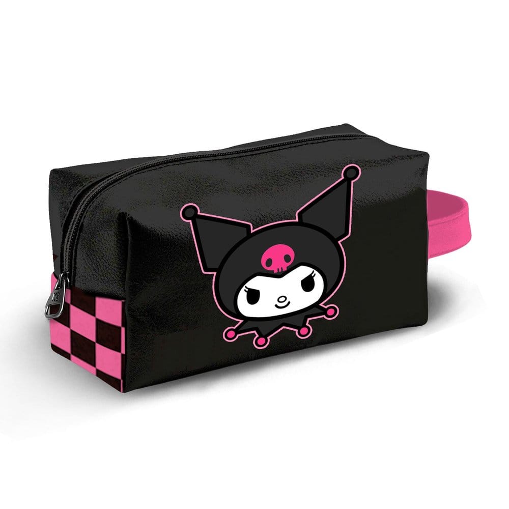 Sanrio Plus Brick Travel Toiletry Táska Kuromi Sakk Multicolour