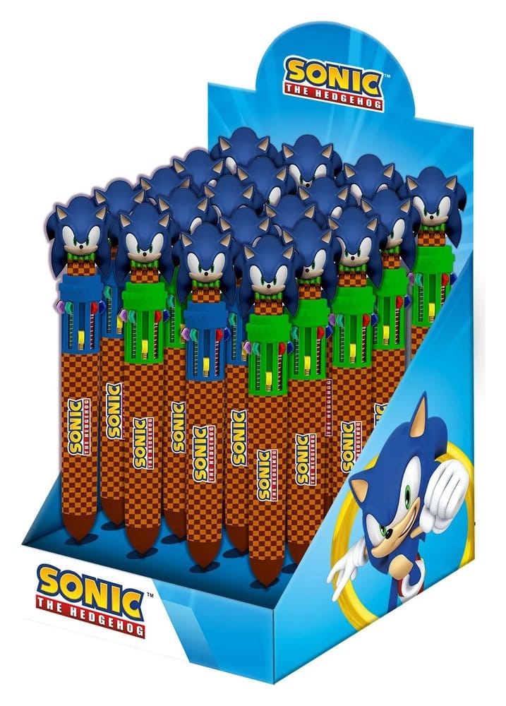 Sonic – The Hedgehog Multicoloured Golyóstoll Készlet (24)