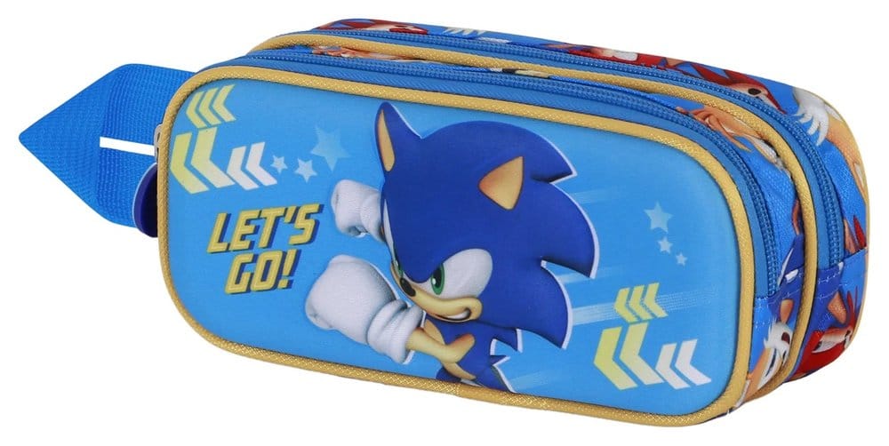 Sonic – The Hedgehog 3D Double Tolltartó SEGA Go Blue