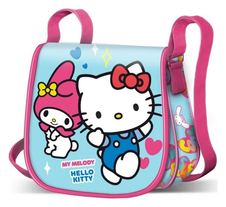 Sanrio Mini Muffin Crossbody Táska Hello Kitty Friendship Blue