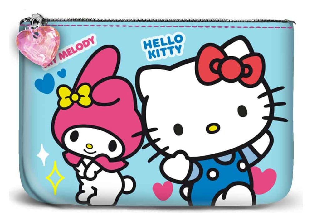 Sanrio Small Square Pénztárca Hello Kitty Friendship Blue