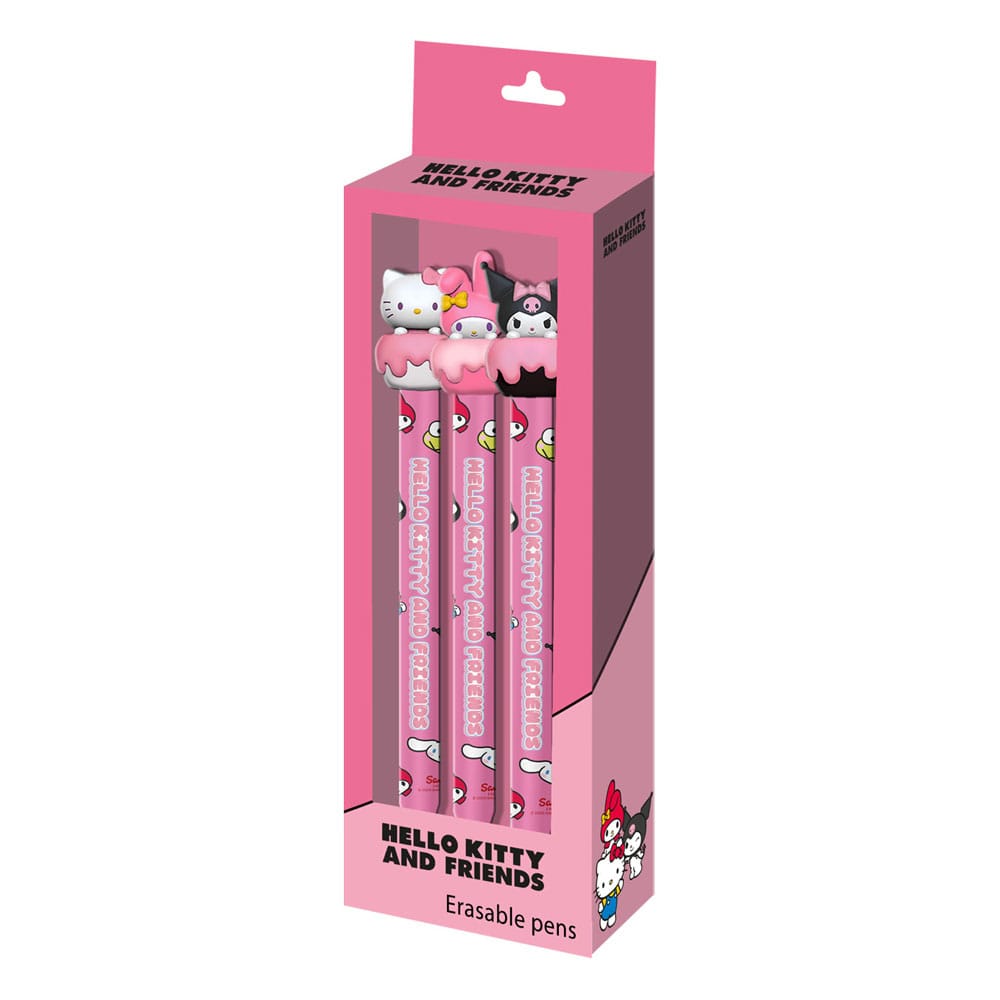 Sanrio Erasable Gel Pens 3-as Csomag