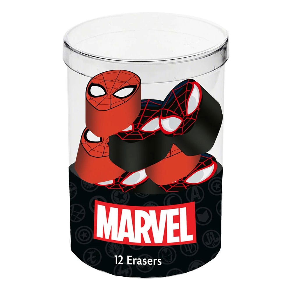 Spider-Man Erasers 12-Csomag