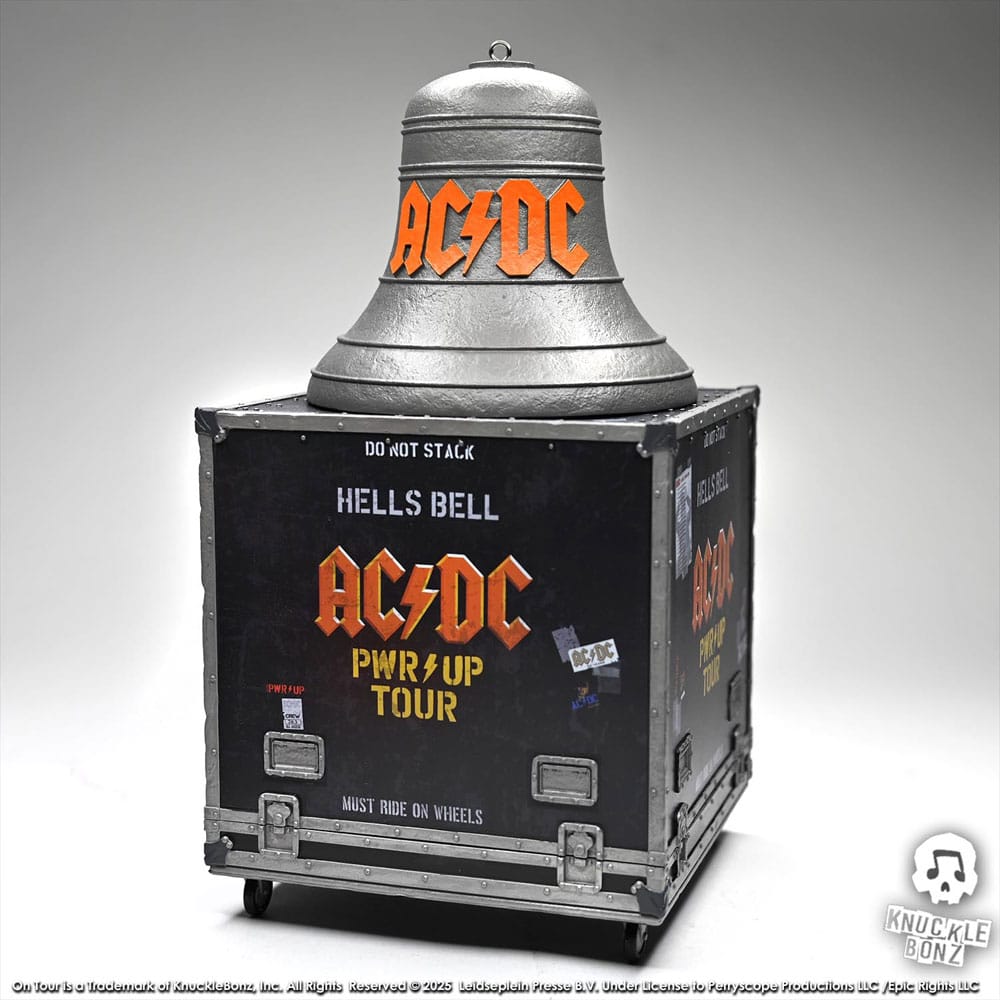 AC/DC Rock Ikonz On Tour Szobor PWR UP Tour Hells Bell