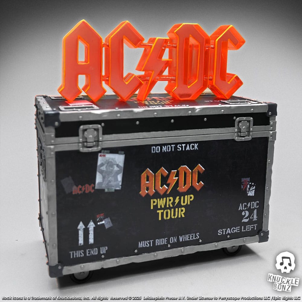 AC/DC Rock Ikonz On Tour Szobor PWR UP Tour Road Case