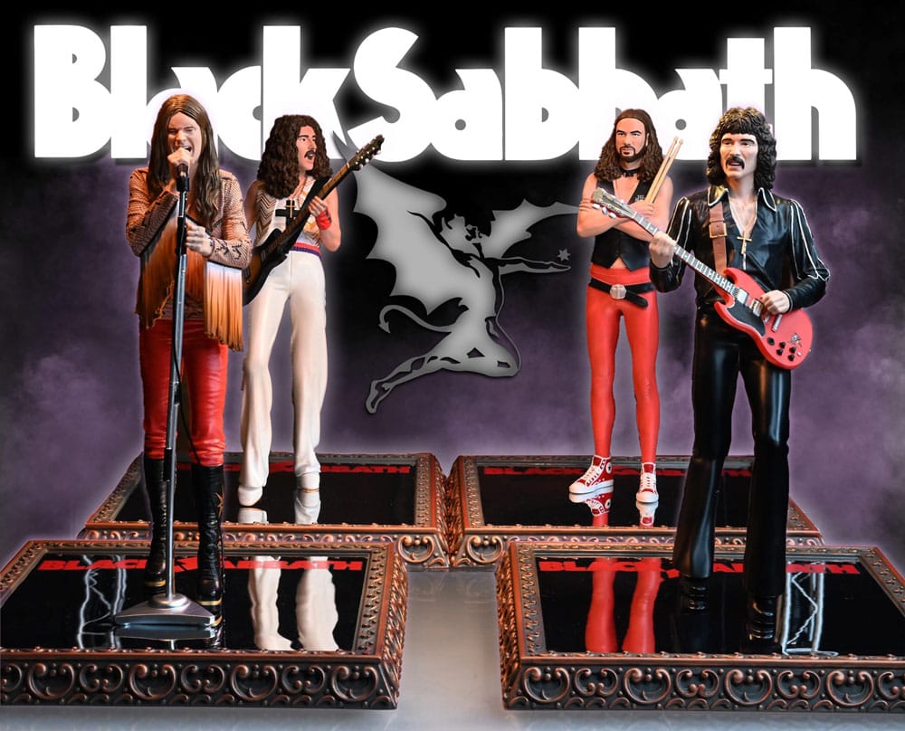 Black Sabbath Rock Iconz Szobor 4-es Csomag Sabotage Era 23 cm
