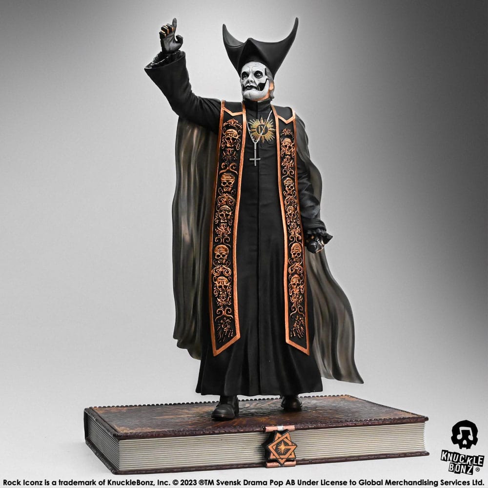 Ghost Rock Iconz Szobor 1/9 Papa Emeritus IV (Black Robes) 22 cm