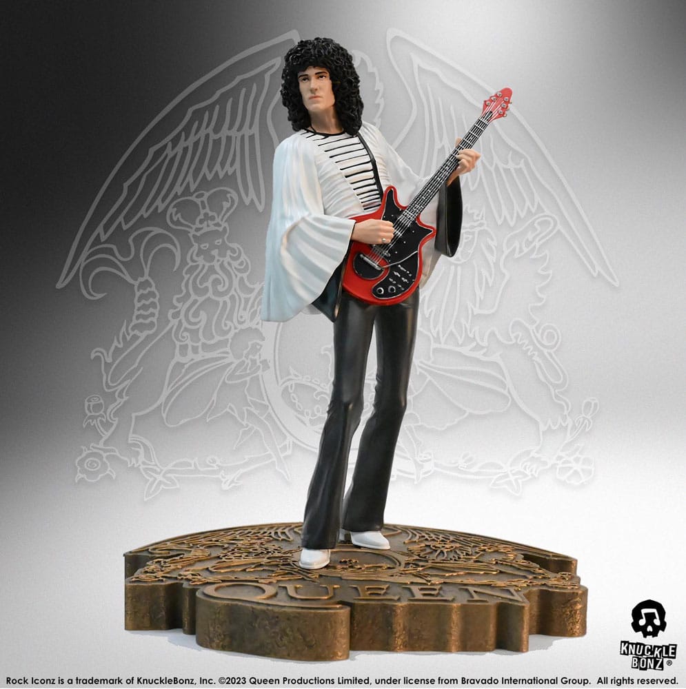 Queen Rock Iconz Szobor Brian May II (Sheer Heart Attack Era) 23 cm