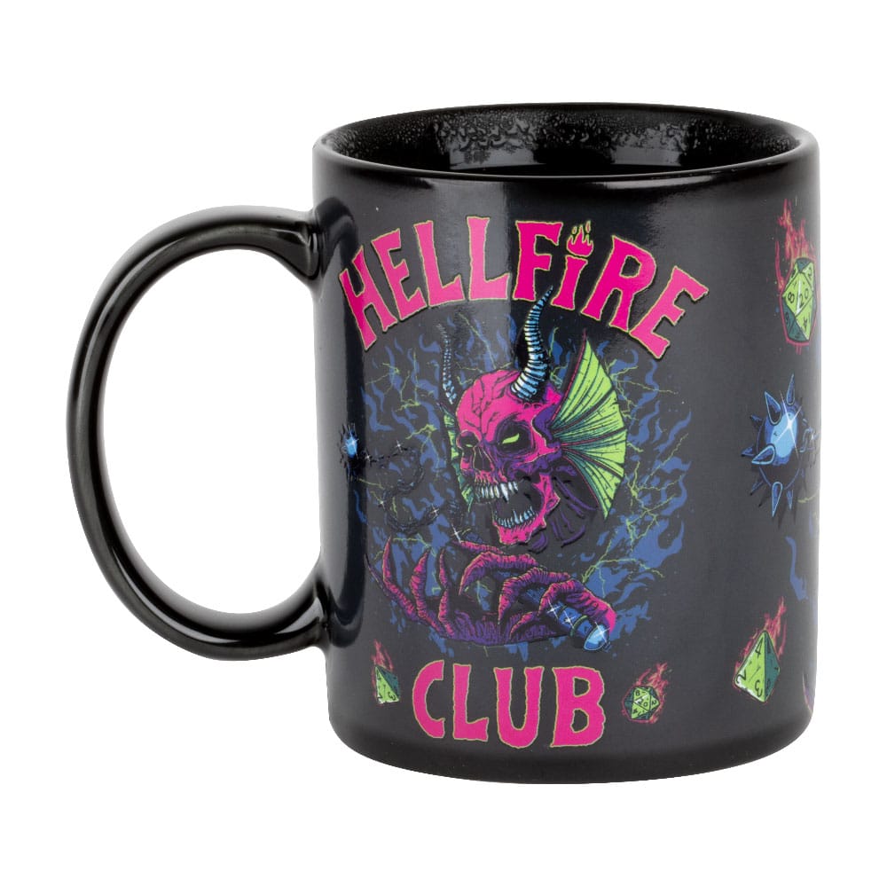 Stranger Things Heat Hőváltó Bögre Hellfire Club 320 ml