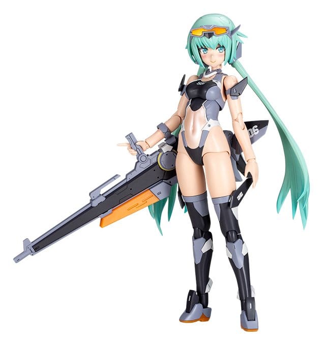 Keret Arms Girl Plastic Modellkészlet Stylet Swimsuit Low Visibility Ver. 16 cm