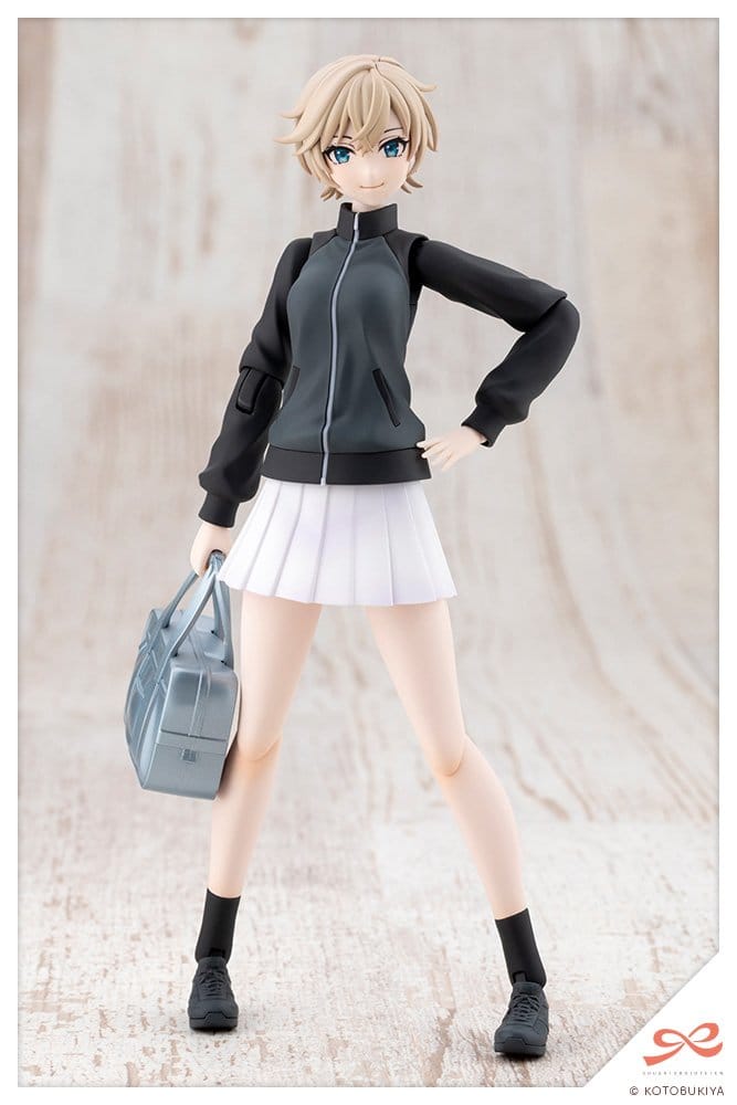 Sousai Shojo Teien Plastic Modellkészlet 1/10 Rui Saotome Touhou High School Tracksuit Dreaming Style Midnight Onyx 16 cm