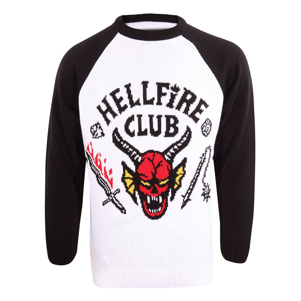 Stranger Things Pulóver Christmas Pulóver Hellfire Club Size L
