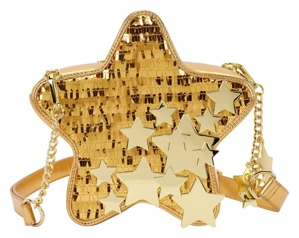 Loungefly Crossbody Táska Arany Stars