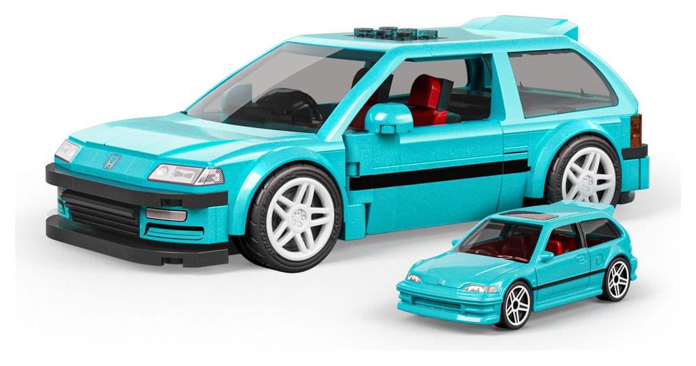 Hot Wheels Speed Series Mattel Brick Shop Building Csomag 1/32 Custom ’90 Honda Civic EF