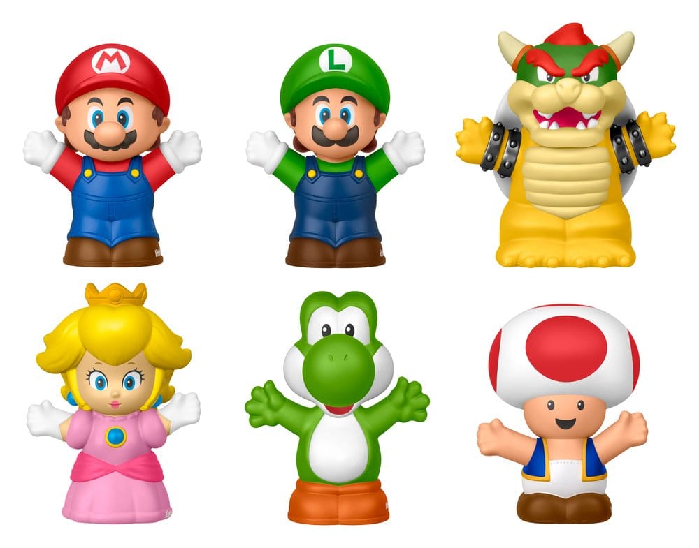 My Mario Little People Collector Mini Figura 6-Csomag 7 cm