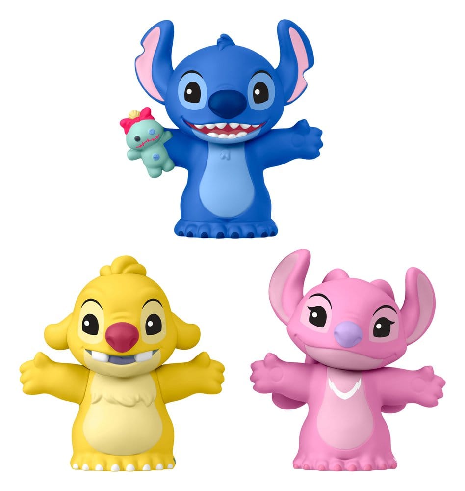 Lilo & Stitch Little People Collector Mini Figura 3-as Csomag Stitch & The Cousins 7 cm