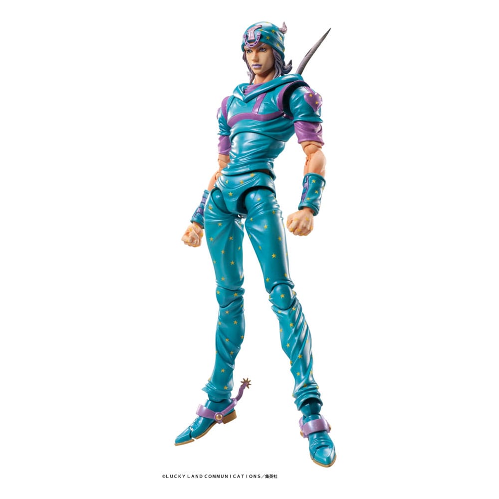 JoJo’s Bizarre Adventure Part7 Steel Ball Run Super Action Akciófigura Chozokado Johnny Joestar Second 15 cm