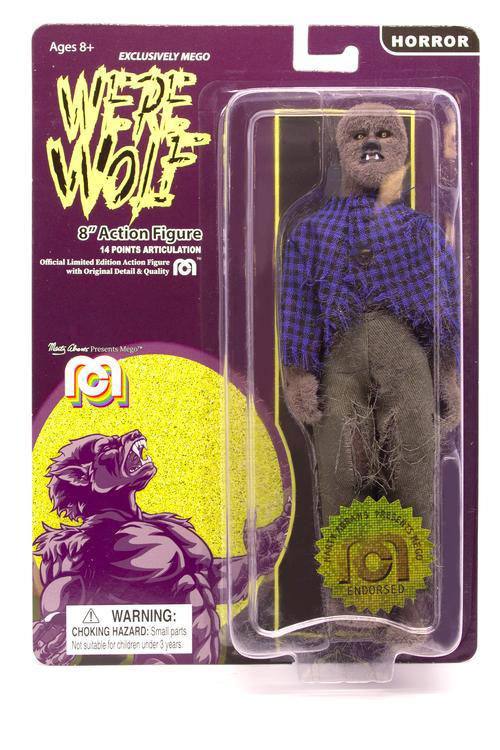 Mego Horror Akciófigura Werewolf (Flocked) 20 cm