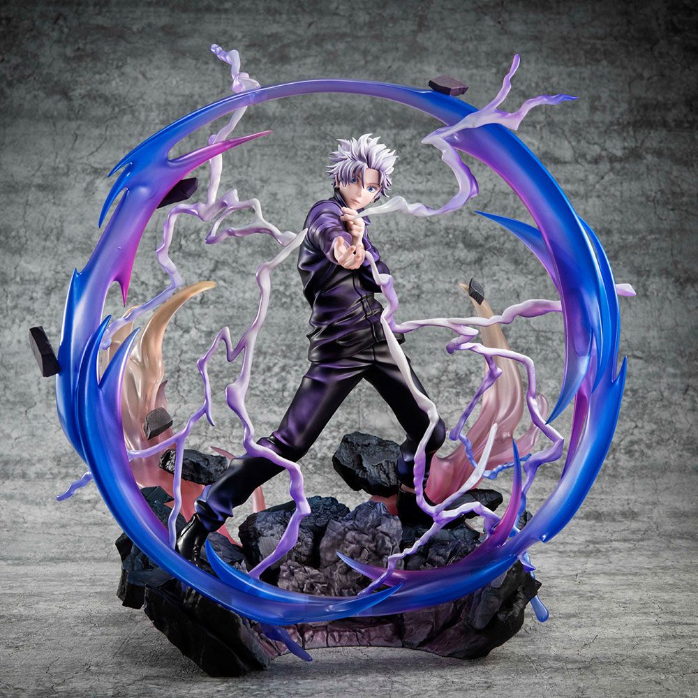 Jujutsu Kaisen DX PVC Szobor Satoru Gojo Kyoshiki Murasaki Ver. 26 cm