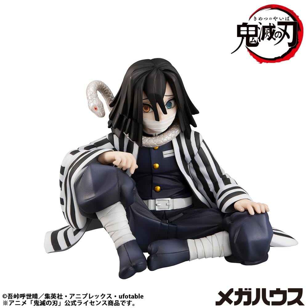 Demon Slayer Kimetsu no Yaiba G.E.M. PVC Szobor Iguro-san Palm Size 7 cm
