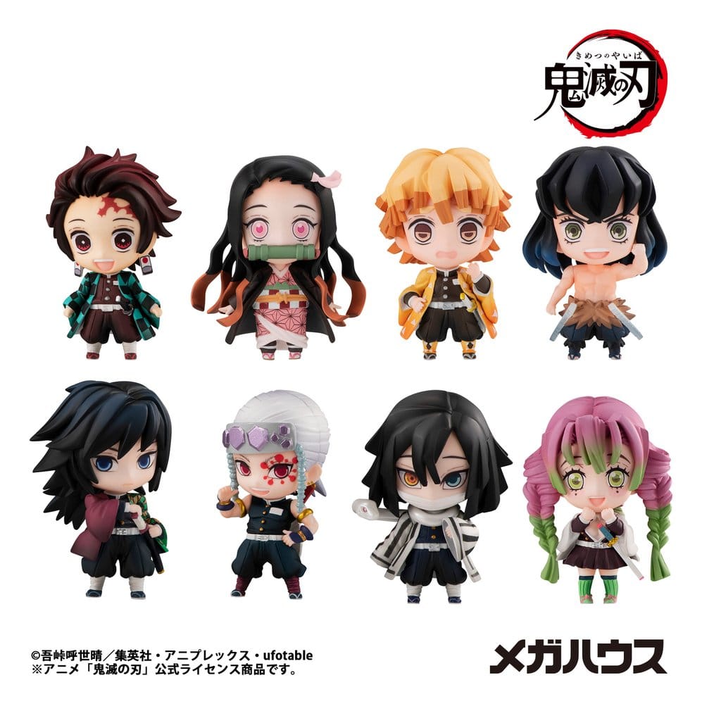 Demon Slayer Kimetsu no Yaiba Trading Figura Tanjiro & Friends 5 cm Válogatás (8)