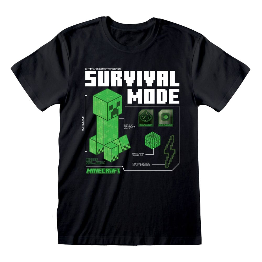 Minecraft Póló Survival Size M