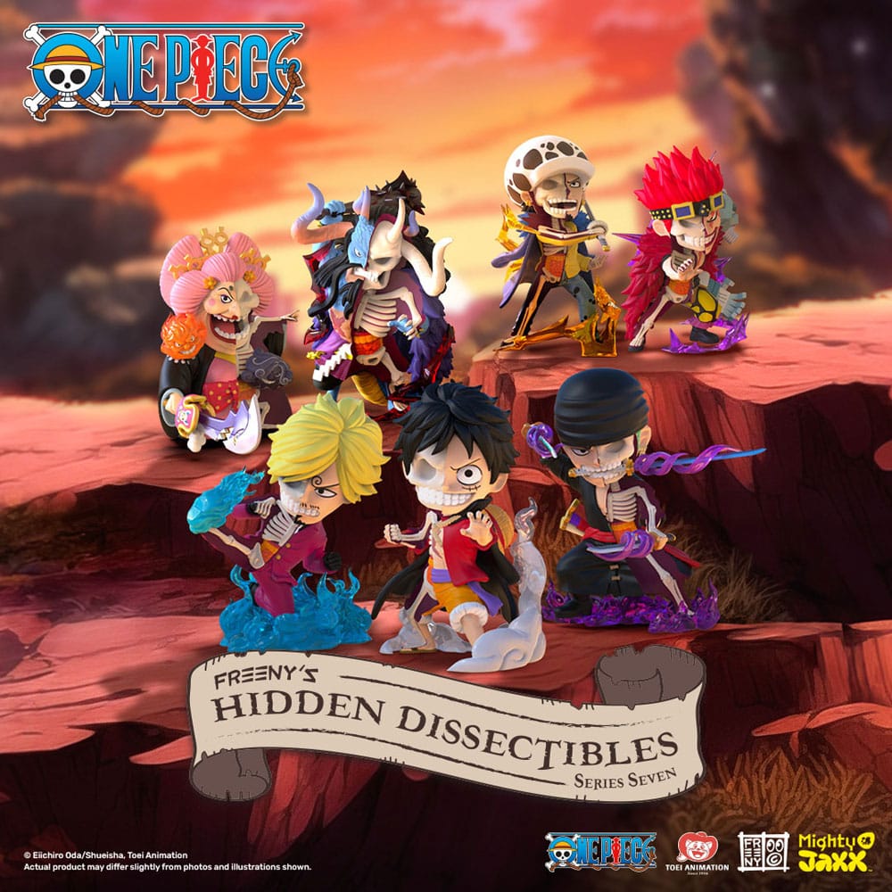One Piece: Freeny’s Hidden Dissectibles Wano 4 inch Vinyl Figura Blind Doboz Készlet (6)