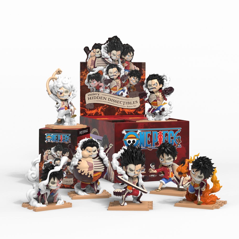 One Piece Blind Doboz Hidden Dissectibles Series 6 (Luffy Gear’s) Készlet (6)