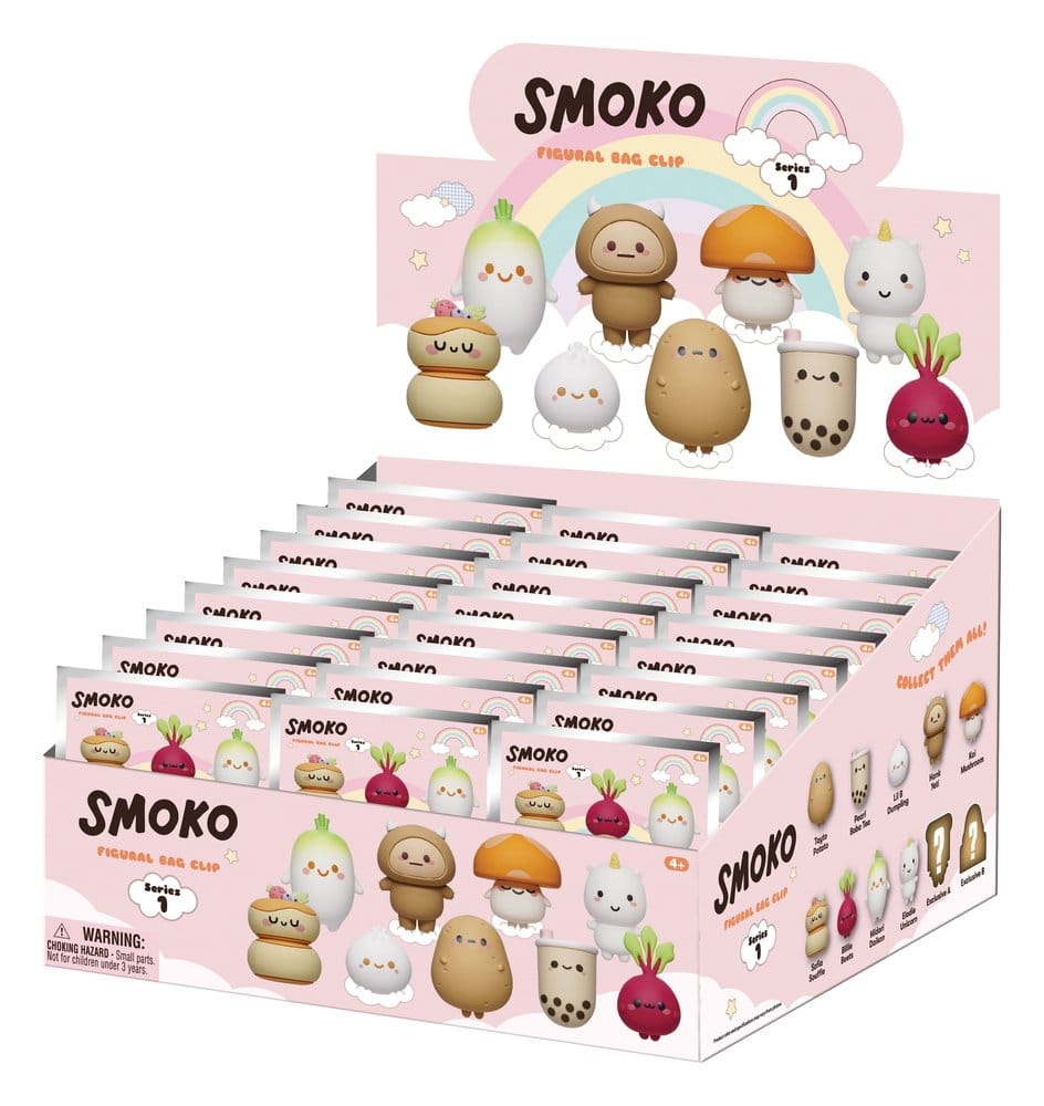 Smoko 3D Foam Táska Clips Serie 1 Készlet (24)