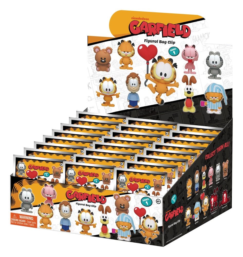 Garfield 3D Foam Táska Clips Serie 1 Készlet (24)