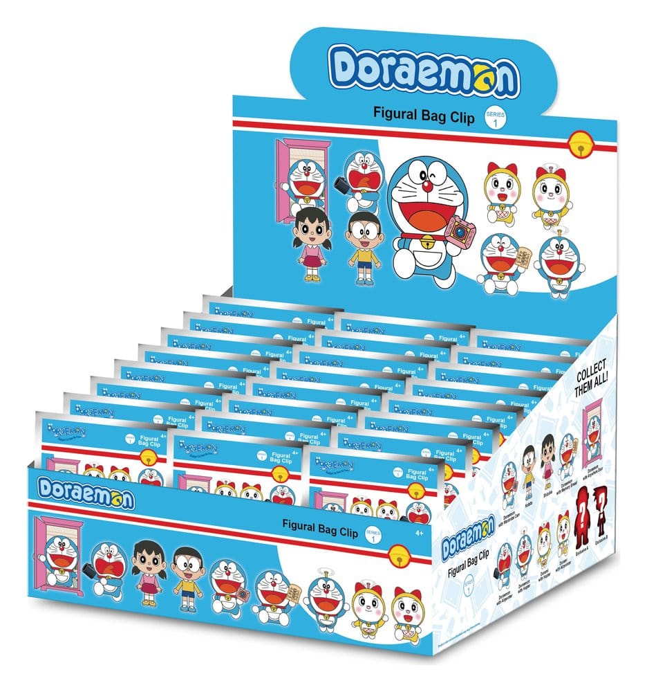 Doraemon 3D Foam Táska Clips Serie 1 Készlet (24)