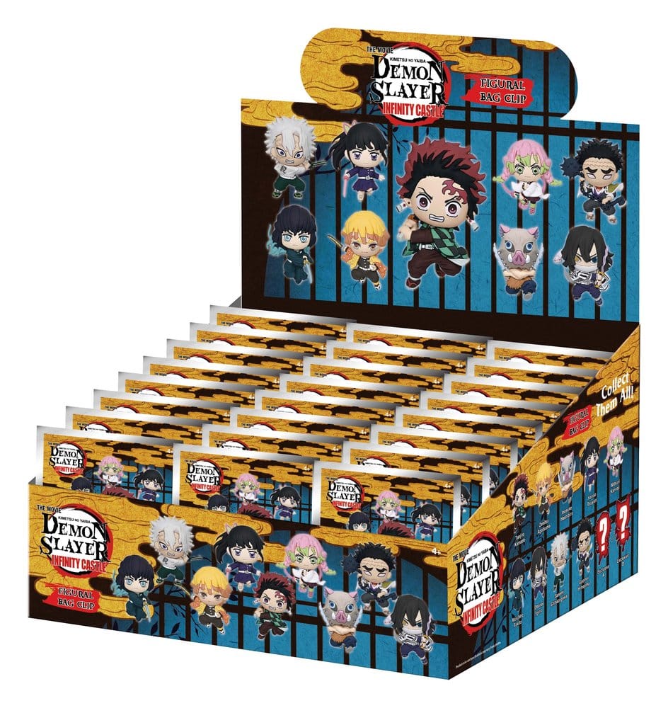 Demon Slayer 3D Foam Táska Clips Infinity Castle Serie 1 Készlet (24)