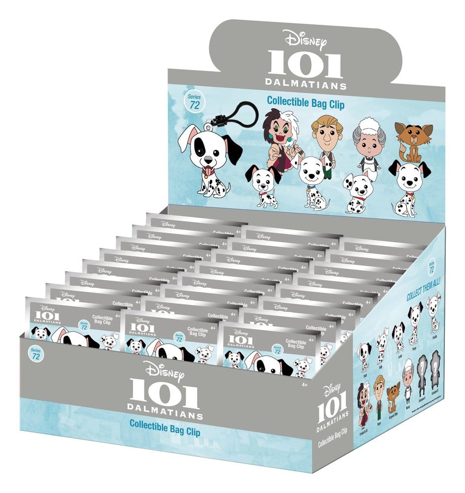 One Hundred and One Dalmatians 3D Foam Táska Clips Serie 72 Készlet (24)