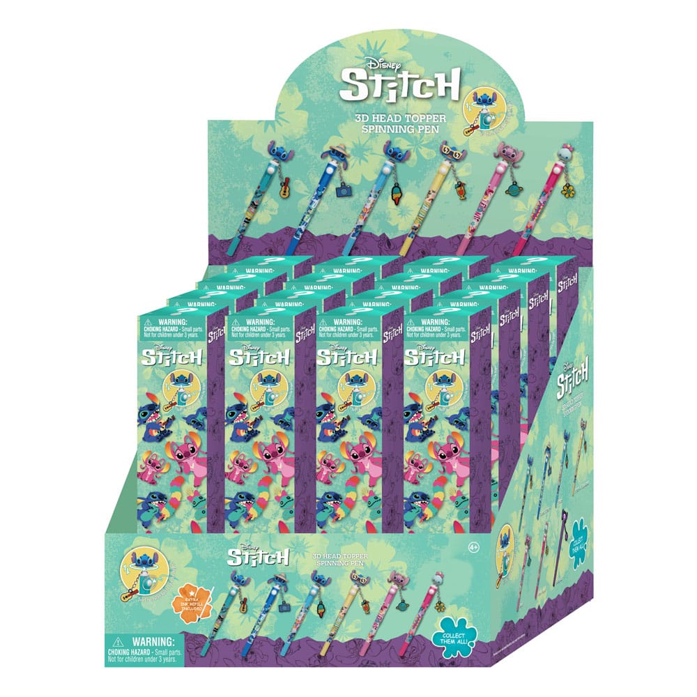 Stitch The Movie Stitch 3D Head Topper Spinning Toll