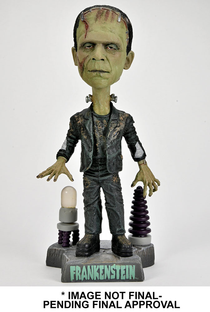 Universal Monsters Head Knocker Bobble-Head Frankenstein’s Monster 20 cm