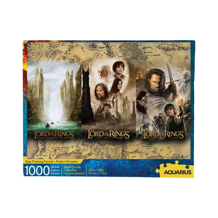 Lord of the Rings Kirakós Puzzle Triptych (1000 Darabos)